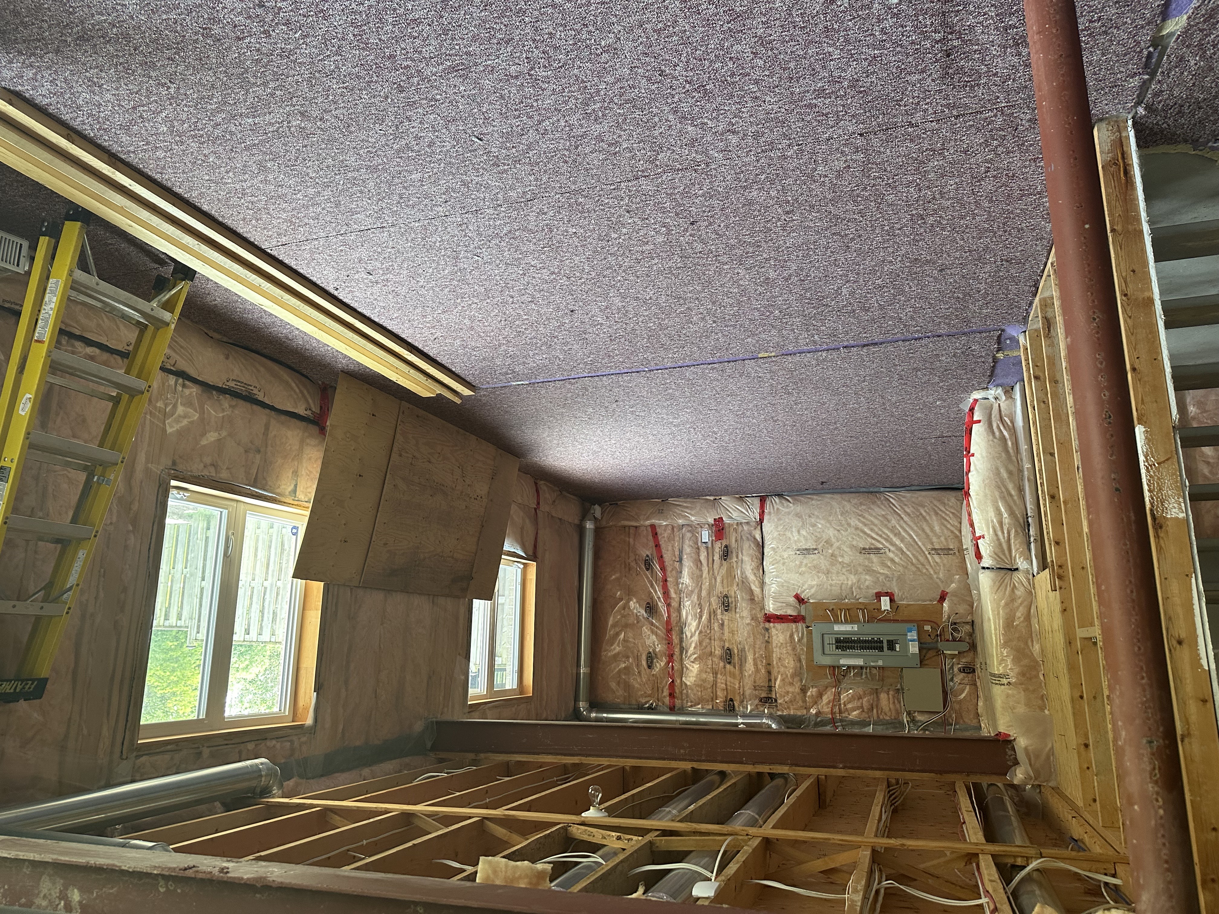 Before: Unfinished living space